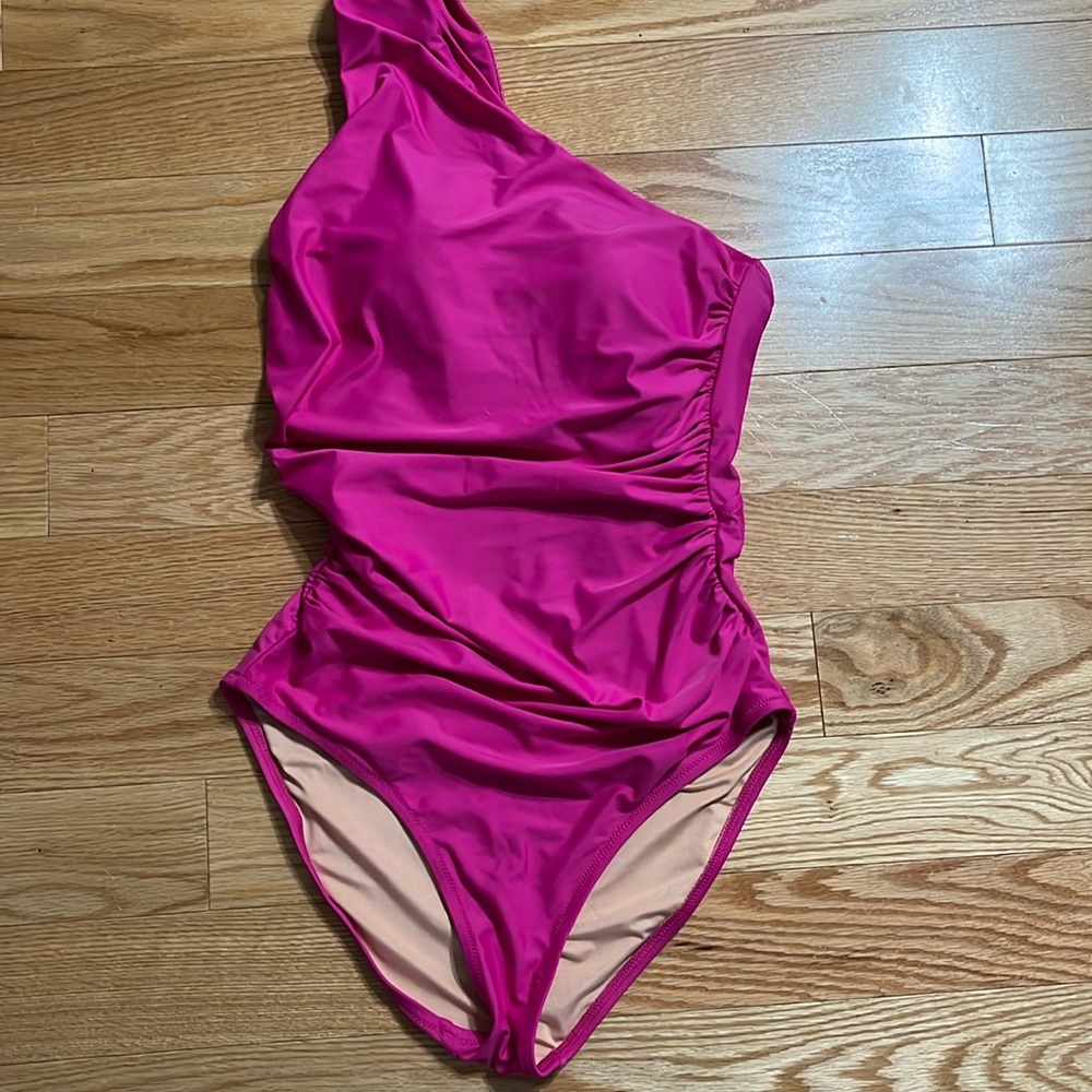 One Shoulder J Crew Swim Size 10
